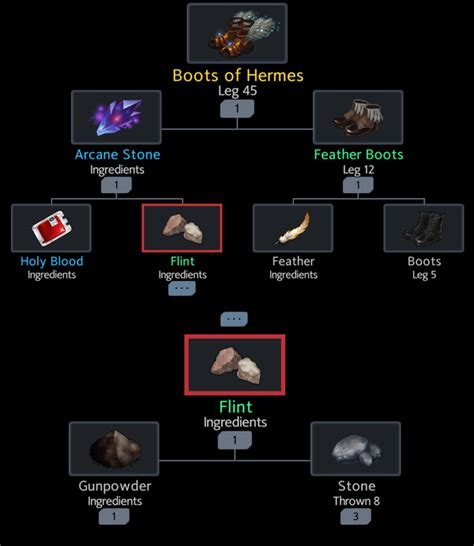 how to craft hermes boots calamity